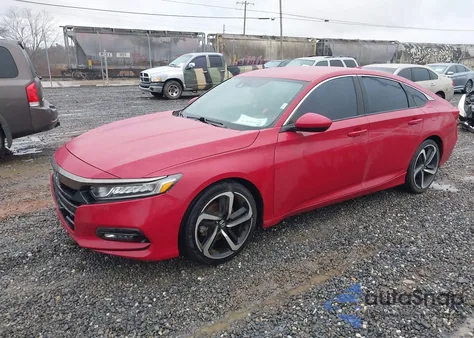 2018 Honda Accord Sport из США, поврежденный, VIN 1HGCV1F35JA096811